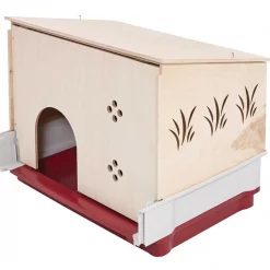 MidWest Wabbitat Deluxe Rabbit Home Wood Hut Expansion