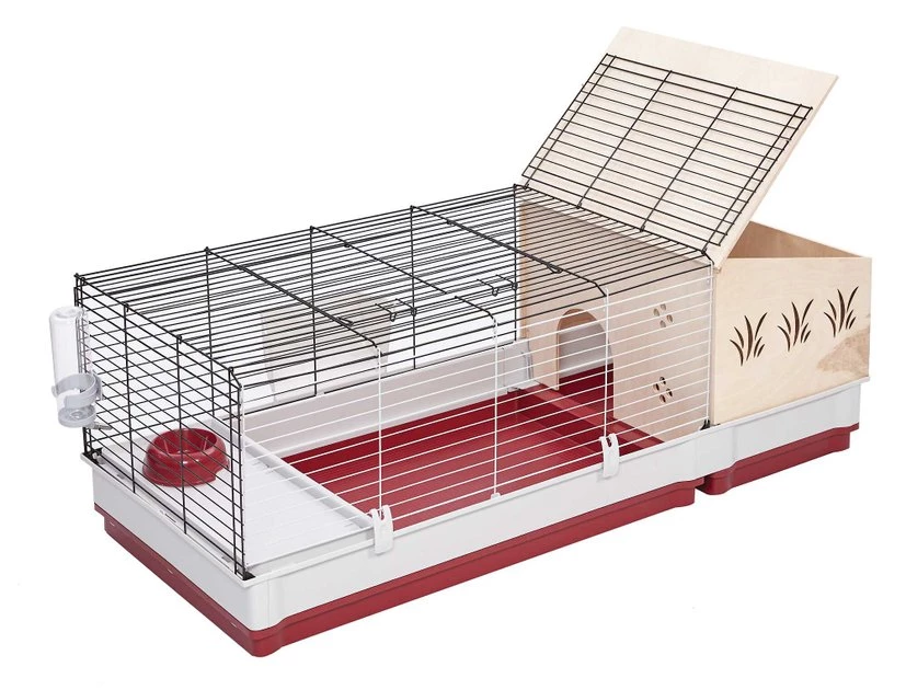 MidWest Wabbitat Deluxe Rabbit Home Wood Hut Expansion 4 MidWest Wabbitat Deluxe Rabbit Home Wood Hut Expansion - Image 4