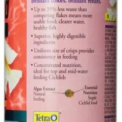 Tetra Cichlid Crisps Fish Food -Tetra || MidWest Sales Shop 104930 PT2. SY630 V1470860501