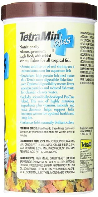 Tetra Min Plus Tropical Flakes Fish Food 2 Tetra Min Plus Tropical Flakes Fish Food - Image 2