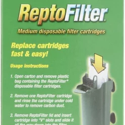 Tetrafauna ReptoFilter Cartridges Replacements, 3 Count 10 Tetrafauna ReptoFilter Cartridges Replacements, 3 Count -Tetra || MidWest Sales Shop 105672 PT2. SY630 V1525440223