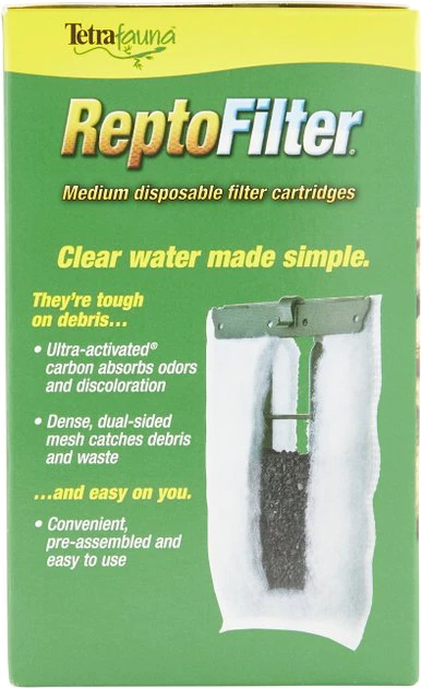 Tetrafauna ReptoFilter Cartridges Replacements, 3 Count 5 Tetrafauna ReptoFilter Cartridges Replacements, 3 Count - Image 5