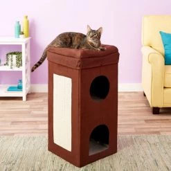 MidWest Curious Cube Cat Condo
