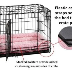 MidWest Quiet Time Fashion Plush Double Bolster Dog Crate Mat -Tetra || MidWest Sales Shop 161809 PT6. SY630 V1552399682