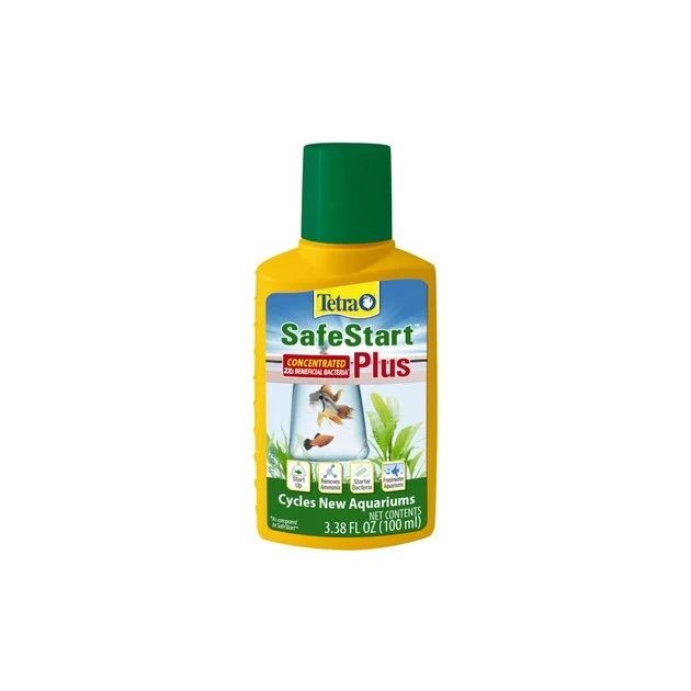 Tetra SafeStart Plus Concentrated Freshwater Aquarium Bacteria 1 Tetra SafeStart Plus Concentrated Freshwater Aquarium Bacteria