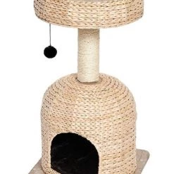 MidWest Feline Nuvo Scout 31.5-in Modern Wicker Cat Tree & Condo