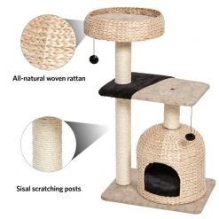MidWest Feline Nuvo Nest 40.75-in Modern Wicker Cat Tree & Condo 7 MidWest Feline Nuvo Nest 40.75-in Modern Wicker Cat Tree & Condo -Tetra || MidWest Sales Shop 198507 PT3. SY630 V1582739416