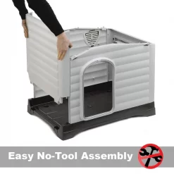 MidWest Ferplast Villa Dog Kennel with Folding Porch -Tetra || MidWest Sales Shop 202262 PT3. SY630 V1580746083