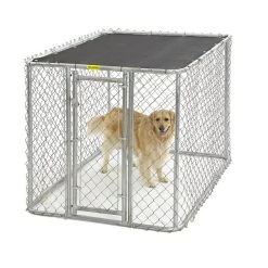 MidWest K9 Steel Chain Link Portable Outdoor Dog Kennel