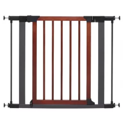 MidWest Decorative Wood & Graphite Steel Dog & Cat Gate