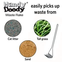 MidWest Handy Doody Dog Waste Rake & Pooper Scooper, Black -Tetra || MidWest Sales Shop 212928 PT3. SY630 V1575991416