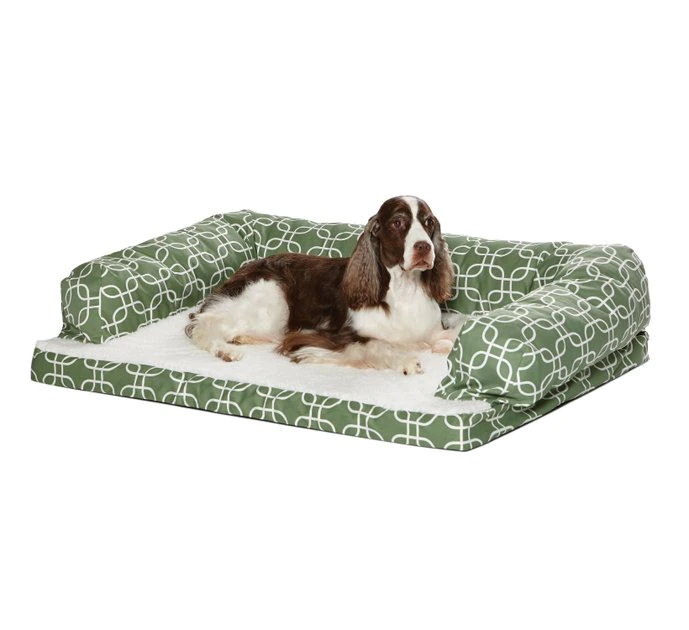 MidWest Orthopedic Bolster Dog Bed w/Removable Cover 1 MidWest Orthopedic Bolster Dog Bed w/Removable Cover