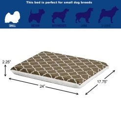 MidWest QuietTime Geo Print & Fleece Reversible Dog Crate Mat -Tetra || MidWest Sales Shop 212950 PT4. SY630 V1576083797