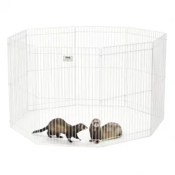 MidWest Small Pet Exercise Pen, White, Medium
