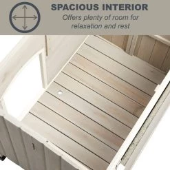 MidWest Eillo Folding Outdoor Wood Dog House, Beige -Tetra || MidWest Sales Shop 226368 PT4. SY630 V1583957878