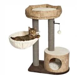 MidWest Feline Nuvo Cove 35-in Faux Fur Modern Cat Tree