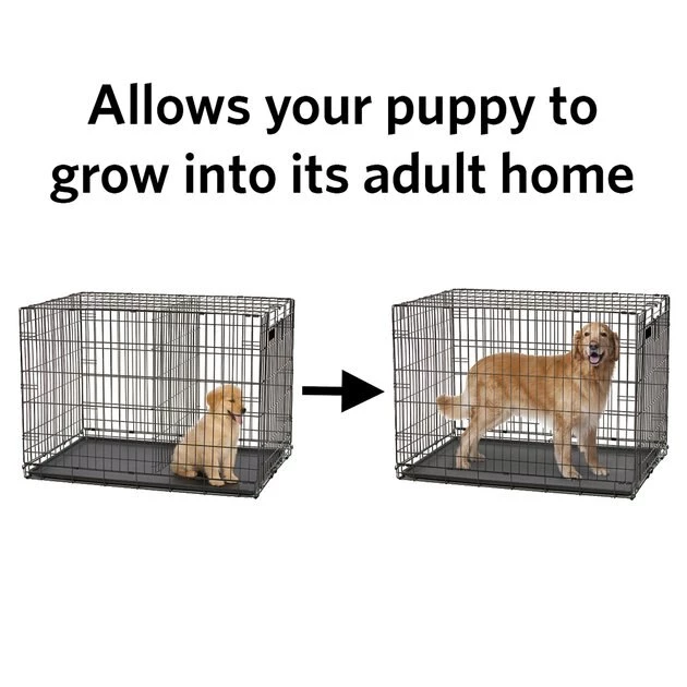 MidWest 54-in Solution Series 1154U Dog Crate Divider Panel, Black, Giant 4 MidWest 54-in Solution Series 1154U Dog Crate Divider Panel, Black, Giant - Image 4