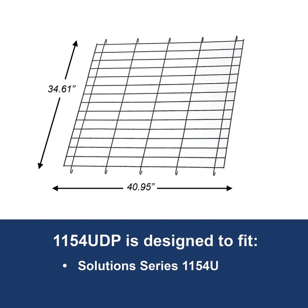 MidWest 54-in Solution Series 1154U Dog Crate Divider Panel, Black, Giant 5 MidWest 54-in Solution Series 1154U Dog Crate Divider Panel, Black, Giant - Image 5
