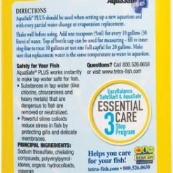 Tetra Lifeguard All-in-One Bacterial & Fungus Treatment + AquaSafe Plus Freshwater & Marine Aquarium Water Conditioner -Tetra || MidWest Sales Shop 302114 PT3. SY630 V1622832156
