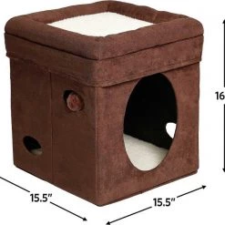 MidWest Curious Cube Condo + Catty Scratch Cat Scratcher with Catnip, Small -Tetra || MidWest Sales Shop 302902 PT2. SY630 V1623068568