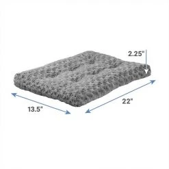 MidWest iCrate Fold & Carry Double Door Collapsible Wire Crate + Quiet Time Ombre Swirl Dog Crate Mat, Grey -Tetra || MidWest Sales Shop 302910 PT6. SY630 V1623079648