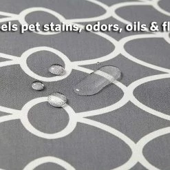 MidWest Quiet Time Ombre Swirl Crate Mat, Grey + Quiet Time Crate Cover, Gray Geometric -Tetra || MidWest Sales Shop 302962 PT7. SY630 V1623055044