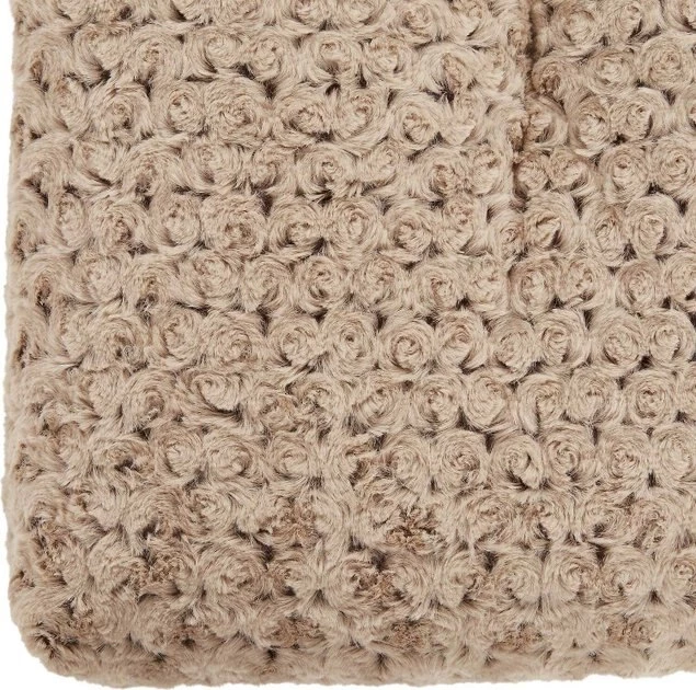 MidWest Quiet Time Ombre Swirl Crate Mat, Taupe + Quiet Time Crate Cover, Brown Geometric 4 MidWest Quiet Time Ombre Swirl Crate Mat, Taupe + Quiet Time Crate Cover, Brown Geometric - Image 4