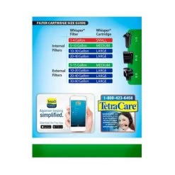 Tetra Whisper Bio-Bag Aquarium Filter Cartridge, 6 count -Tetra || MidWest Sales Shop 355876 PT5. SY630 V1640217710