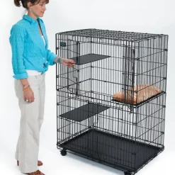 MidWest Collapsible Wire Cat Cage Playpen -Tetra || MidWest Sales Shop 60753 PT3. SY630 V1477401183