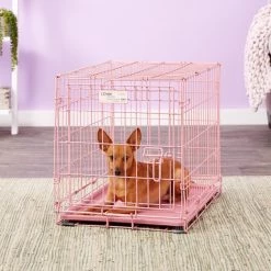 MidWest iCrate Single Door Collapsible Wire Dog Crate, Pink, 24 inch -Tetra || MidWest Sales Shop 74290 PT5. SY630 V1562173055