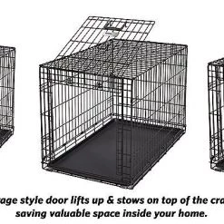 MidWest Ovation Single Door Collapsible Wire Dog Crate -Tetra || MidWest Sales Shop 74295 PT7. SY630 V1562173130