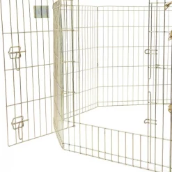 MidWest Wire Dog Exercise Pen with Step-Thru Door, Gold Zinc -Tetra || MidWest Sales Shop 74326 PT6. SY630 V1567186142
