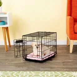 MidWest Quiet Time Fashion Plush Bolster Dog Crate Mat, Pink -Tetra || MidWest Sales Shop 74334 PT2. SY630 V1542224558