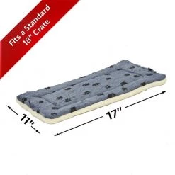 MidWest Quiet Time Fleece Reversible Dog Crate Mat, Blue Paw Print 10 MidWest Quiet Time Fleece Reversible Dog Crate Mat, Blue Paw Print -Tetra || MidWest Sales Shop 74361 PT4. SY630 V1542225234
