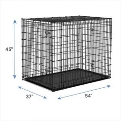 MidWest Solutions Series XX-Large Heavy Duty Double Door Wire Dog Crate, 54 inch -Tetra || MidWest Sales Shop 74373 PT2. SY630 V1566320191