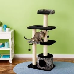MidWest Feline Nuvo Tower 50.5-in Faux Fur Cat Tree & Condo