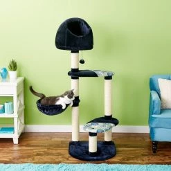 MidWest Feline Nuvo Resort 60-in Faux Fur Cat Tree