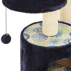 MidWest Feline Nuvo Playhouse 61.5-in Faux Fur Cat Tree & Condo -Tetra || MidWest Sales Shop 80354 PT3. SY630 V1525271864