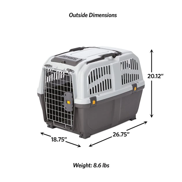 MidWest Skudo Deluxe Plastic Dog & Cat Kennel 2 MidWest Skudo Deluxe Plastic Dog & Cat Kennel - Image 2
