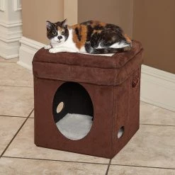 MidWest Curious Cube Cat Condo