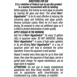 Tetra AlgaeControl Freshwater Aquarium Algaecide 8 Tetra AlgaeControl Freshwater Aquarium Algaecide -Tetra || MidWest Sales Shop 98091 PT2. SY630 V1550179720