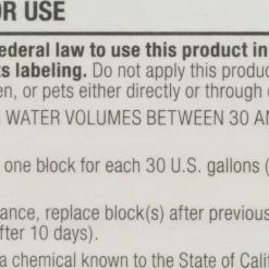 Tetra Algae Control Pond Fountain Block Water Treatment 10 Tetra Algae Control Pond Fountain Block Water Treatment -Tetra || MidWest Sales Shop 98243 PT3. SY630 V1476883389