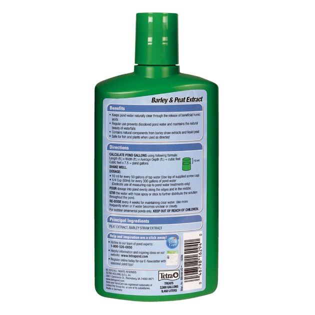 Tetra Pond Barley & Peat Extract Clear Water Treatment 2 Tetra Pond Barley & Peat Extract Clear Water Treatment - Image 2