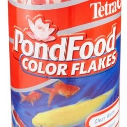 Tetra PondFood Color Flakes Koi & Goldfish Fish Food