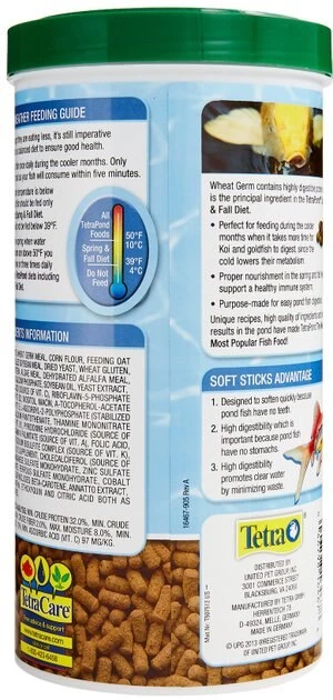 Tetra Pond Spring & Fall Diet Transitional Fish Food 2 Tetra Pond Spring & Fall Diet Transitional Fish Food - Image 2