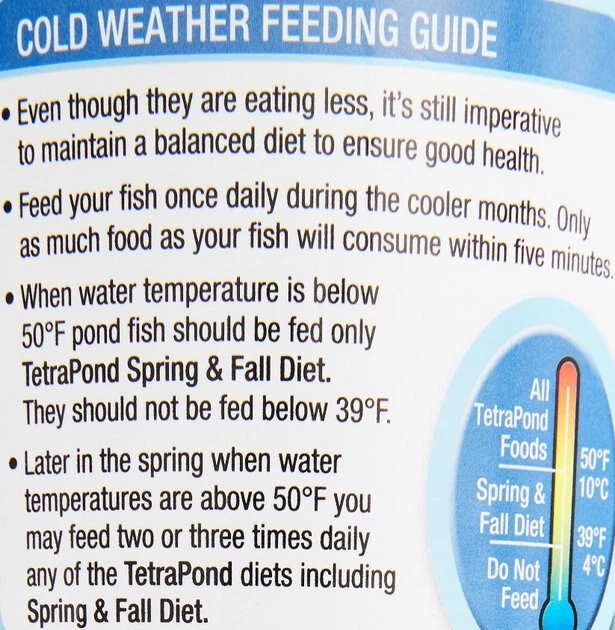 Tetra Pond Spring & Fall Diet Transitional Fish Food 5 Tetra Pond Spring & Fall Diet Transitional Fish Food - Image 5
