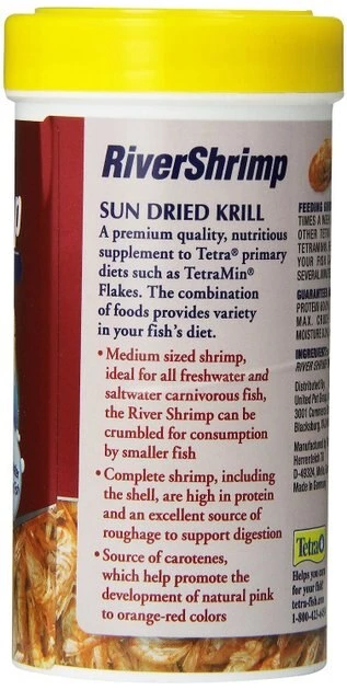 Tetra RiverShrimp Sun Dried Krill Freshwater & Saltwater Fish Treats 3 Tetra RiverShrimp Sun Dried Krill Freshwater & Saltwater Fish Treats - Image 3