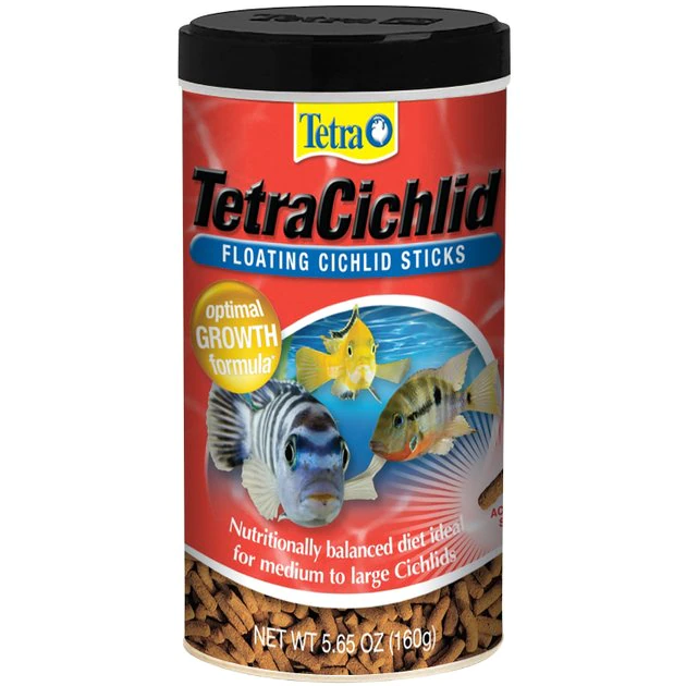 Tetra Cichlid Floating Cichlid Sticks Fish Food 1 Tetra Cichlid Floating Cichlid Sticks Fish Food