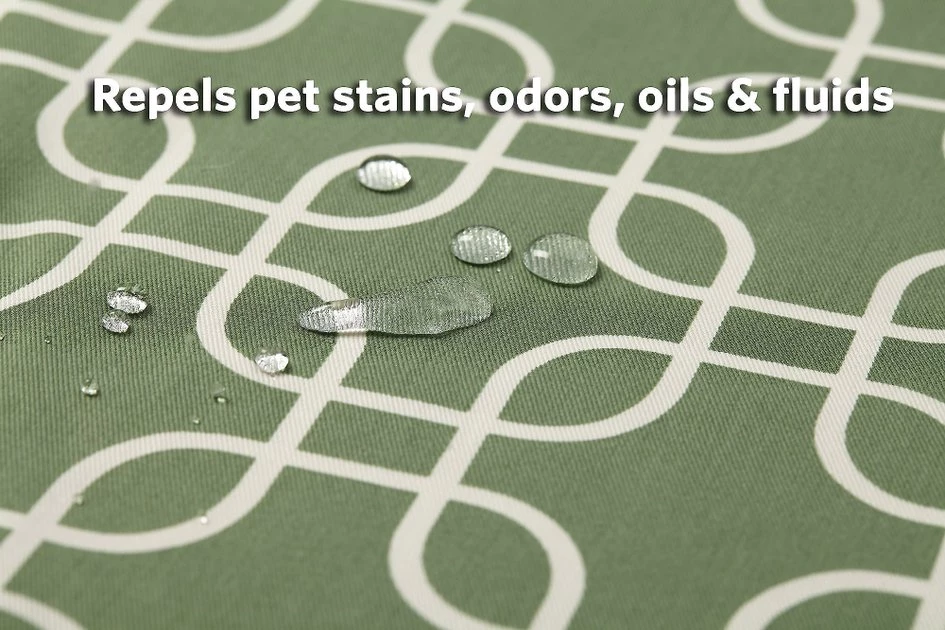 MidWest QuietTime Defender Orthopedic Bolster Cat & Dog Bed w/ Removable Cover, Green 6 MidWest QuietTime Defender Orthopedic Bolster Cat & Dog Bed w/ Removable Cover, Green - Image 6