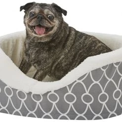 MidWest QuietTime Defender Orthopedic Bolster Cat & Dog Bed w/Removable Cover, Gray -Tetra || MidWest Sales Shop 99110 PT3. SY630 V1578083619